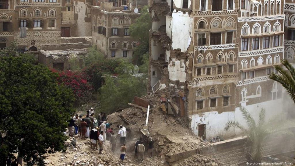 Zerstörungen in der Altstadt von Sanaa (Foto: epa)