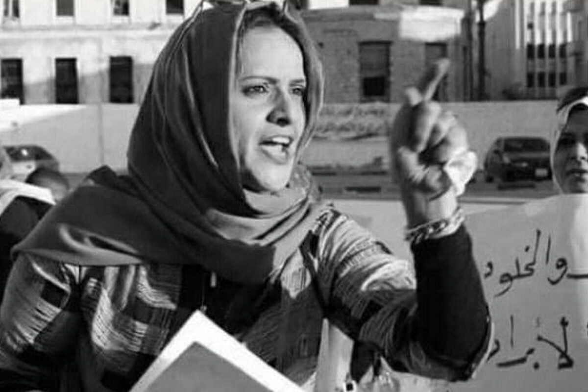 Die libysche Rechtsanwältin, Menschen- und Frauenrechtsaktivistin Hanan al-Barassi wurde 10 November 2020 in Bengazi auf offener Straße erschossen. (Foto: PeaceMusicLovee/Twitter)