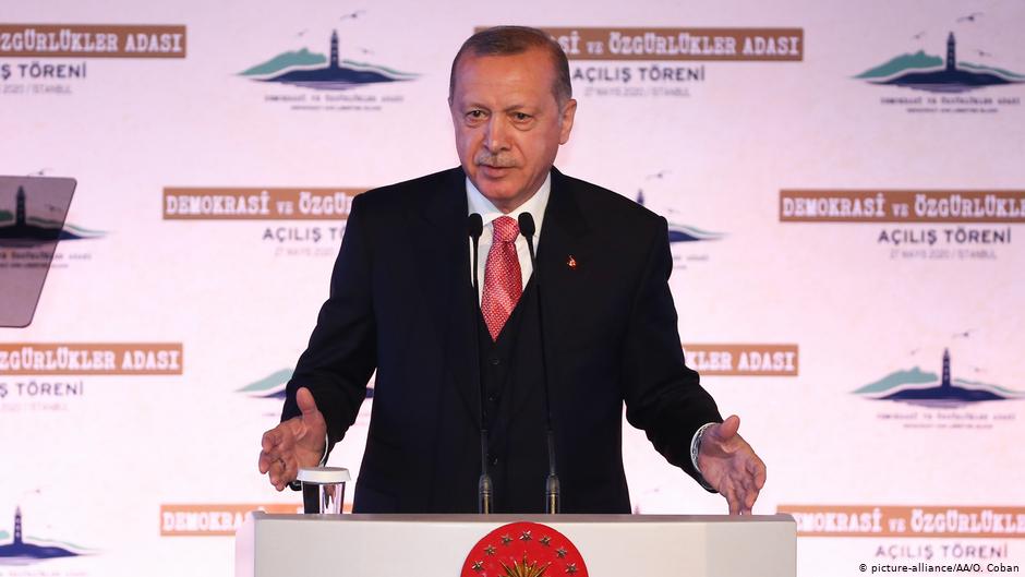 Der türkische Präsident Recep Tayyip Erdogan bei einer Veranstaltung Ende Mai in Istanbul (Foto: picture-alliance/AA/O. Coban)