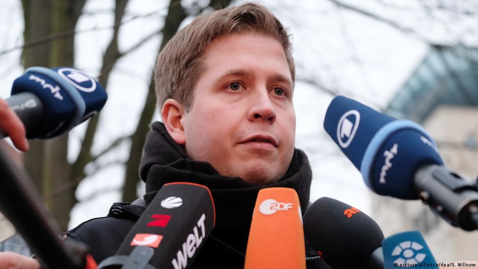Former chairman of the Young Socialists Kevin Kuhnert has been deputy federal party chairman of the SPD since December 2019 (photo: picture-alliance/dpa/S. Willnow)
