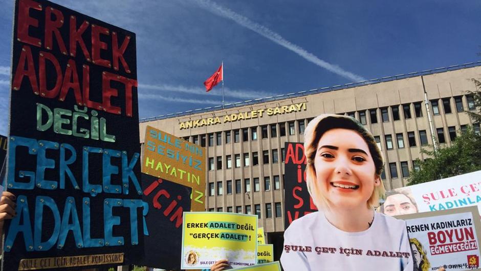 Sule Cet case: women's organisations protest in Ankara (photo: DW)