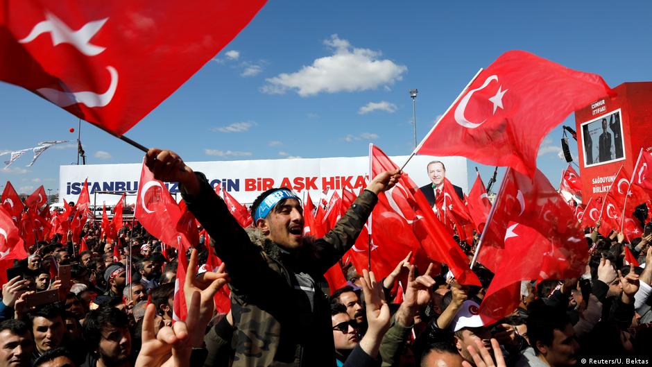 Türkei Istanbul Wahlkampfauftritt Präsident Erdogan; Foto: Reuters/U. Bektas
