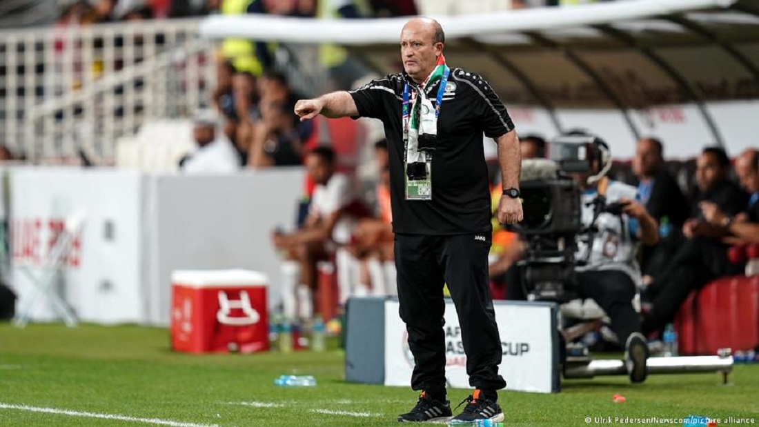 For almost three years, the Algerian Noureddine Ould Ali coached Palestine's national eleven (photo: Ulrich Perdesen/News.com/Picture Alliance)