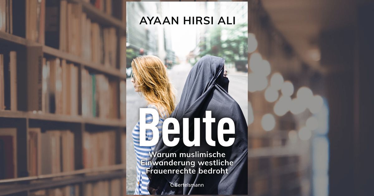 Buchcover von Ayaan Hirsi Alis, "Beute"; Foto: Bertelsmann Verlag