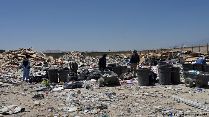 US-Müllberge in Bagram