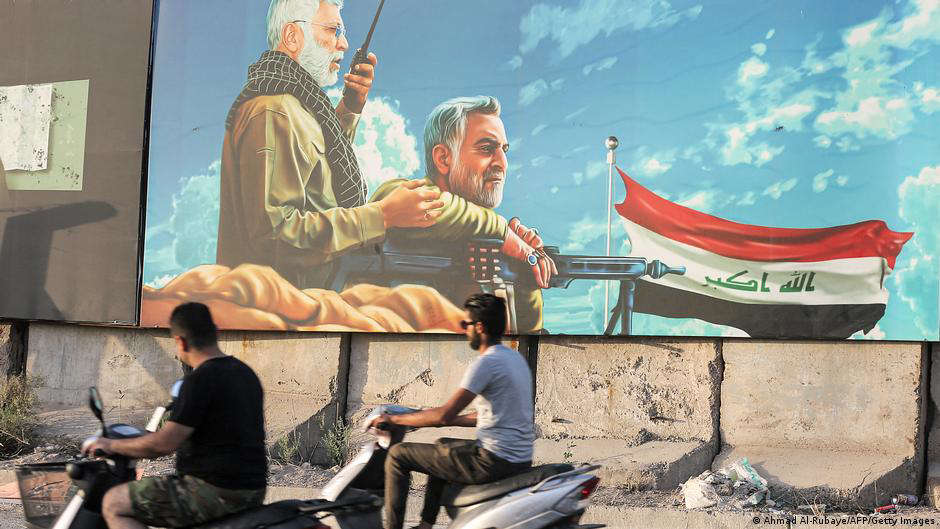  Seit ihrer außergerichtlichen Exekution gelten die Milizen-Kommandeure al-Muhandis und Soleimani vielen Irakern als Volkshelden. (Ahmad Al-Rubaye/AFP/Getty Images)