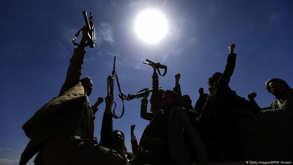 Houthi rebels in Sanaa (photo: Getty Images/AFP/M.Huwais)