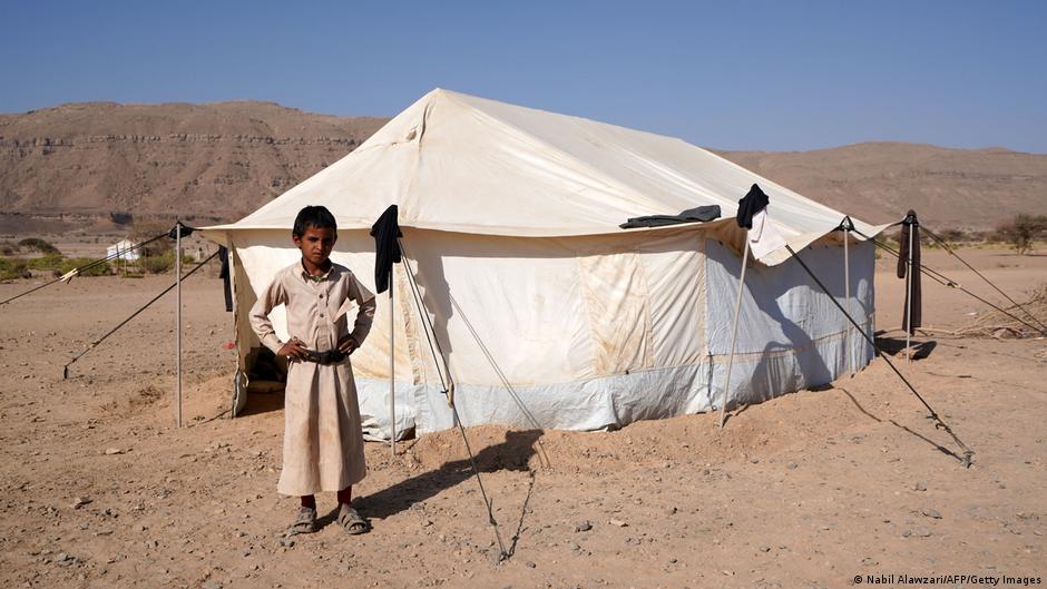 A refugee camp north of Marib (photo: Nabil Alawzari/AFP/Getty Images)
