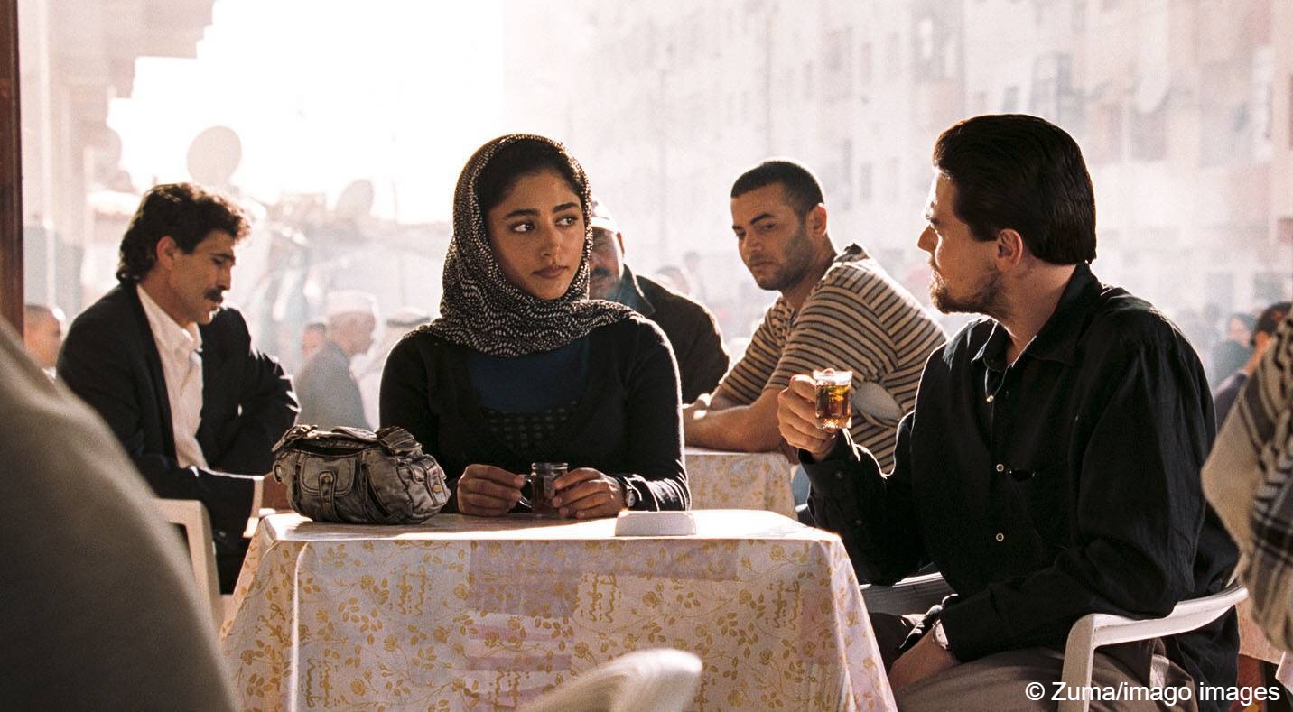 مشهد من فيلم "كتلة أكاذيب" من إخراج ريدلي سكوت (2008) وبطولة الممثلة غولشيفته فرحاني.  (Foto: Imago)