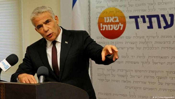 وزير الخارجية الإسرائيلي يائير لبيد.  Foto: Gil Cohen-Magen/AFP