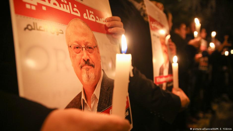 Gedenken an den ermordeten saudischen Journalisten Jamal Khashoggi in der Türkei; Foto: picture-alliance/AA/M.E.Yildirim