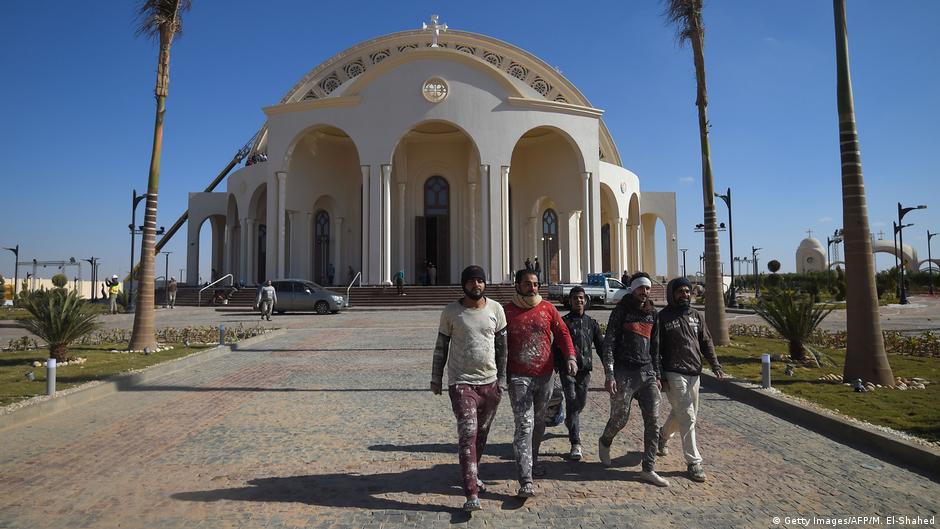 New Coptic Cathedral of Christ's Nativity near Cairo (photo: Getty Images/AFP/M. al-Shahed)
