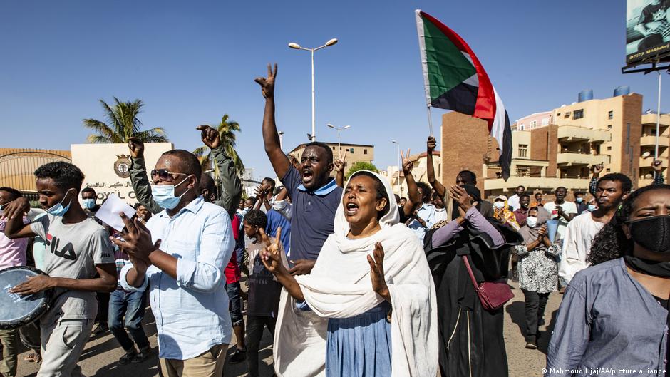 جانب من احتجاجات السودان في الخرطوم. Sudan Proteste in Khartoum FOTO PICTURE ALLIANCE
