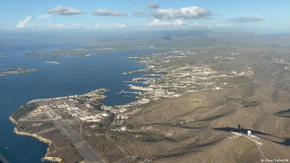 Aerial view of Guantanamo Bay, Cuba (photo: Oliver Sallet/DW)