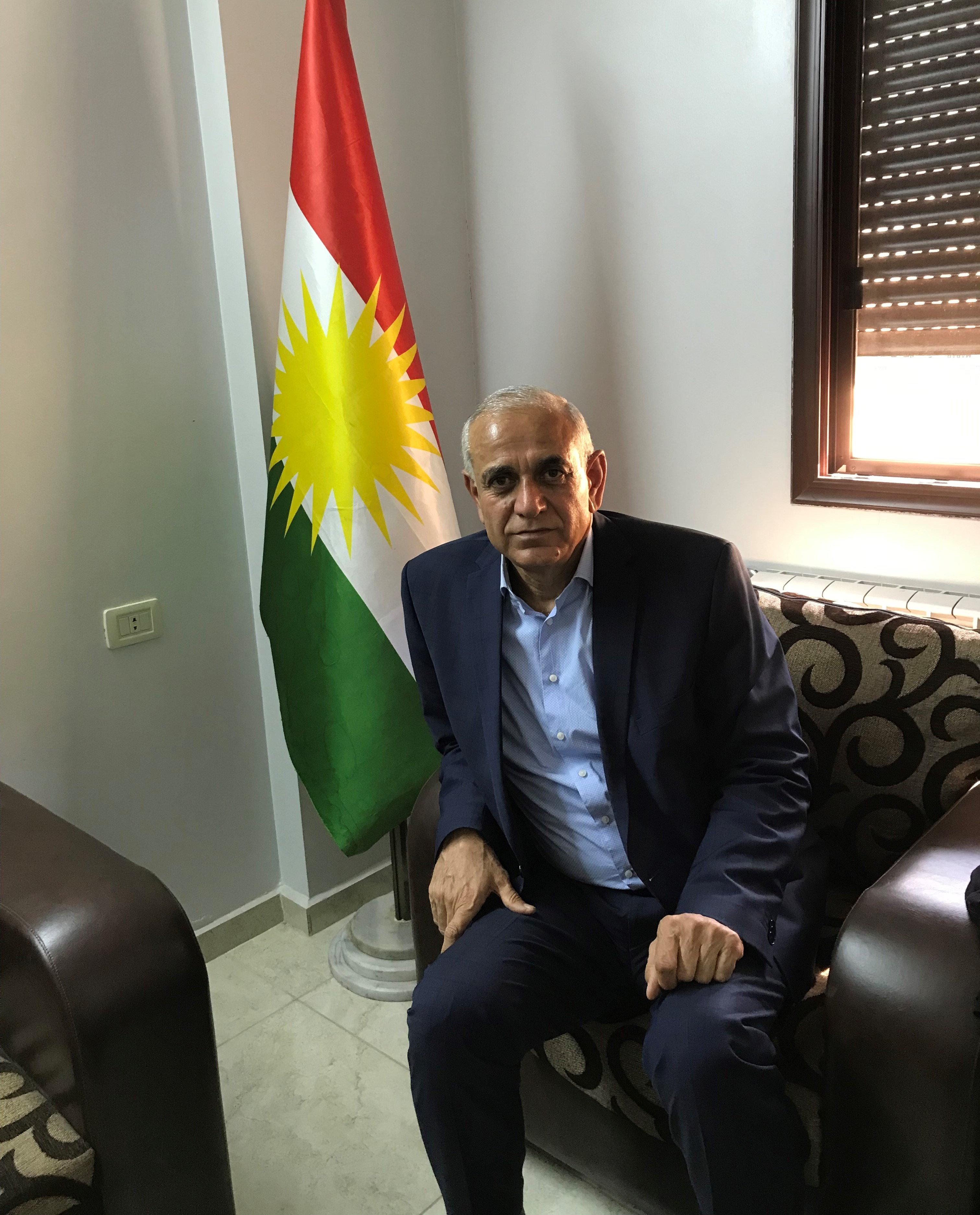 Suliman Osso ist Generalsekretär der Yekiti Partei und Führungsmitglied im Kurdischen Nationalrat. (Foto: Kristin Helberg)