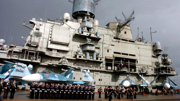 القاعدة البحرية الروسية في طرطوس السورية. Der russische Flottenstützpunkt in Tartus, Syrien. (Foto: picture-alliance/dpa)