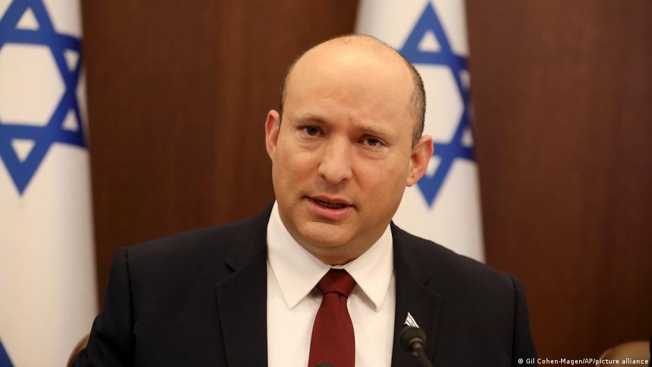 Israel's head of government Naftali Bennett maintains close contact with Berlin throughout his efforts (archive photo) (photo: Gil Cohen-Magen/AP/picture-alliance)