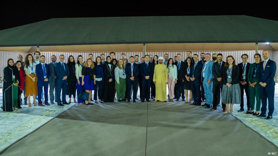 The Jewish Diplomatic Corps delegation on its visit to the UAE in 2021 (source: JWC)