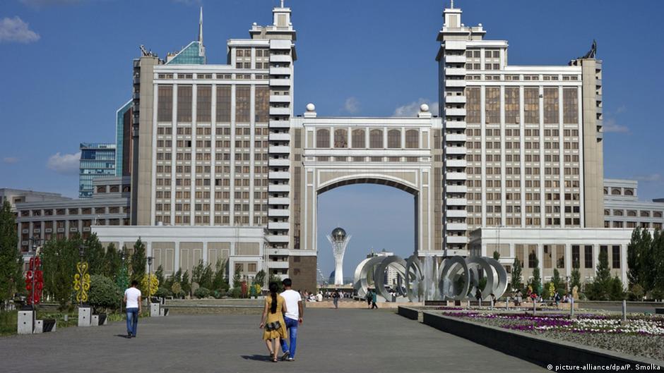 Almaty die größte Stadt Kasachstans; Foto: picture-alliance/dpa/P.Smolka