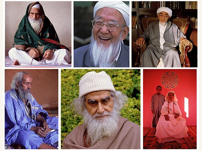 Spirituelle Führer aus verschieden islamischen Ländern. (Foto: Peter Sanders) 