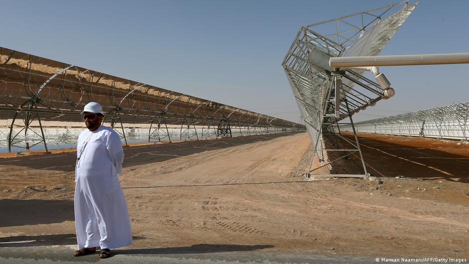 Solarenergie in den Vereinigten Arabischen Emiraten: Foto: Marwan Naamani/AFP/Getty Images