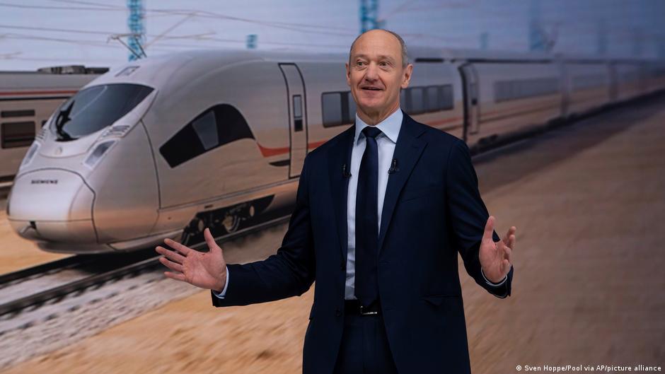 Roland Busch, CEO of Siemens AG, here at a meeting in Munich in February (photo: Sven Hoppe/pool via AP/picture-alliance)