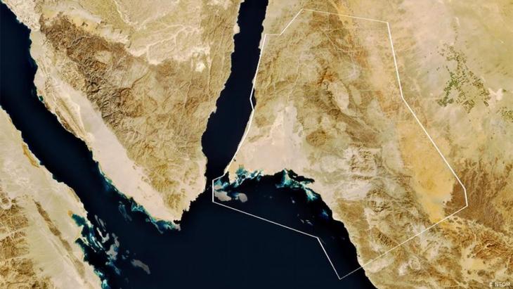Overview map of Neom (photo: NEOM)