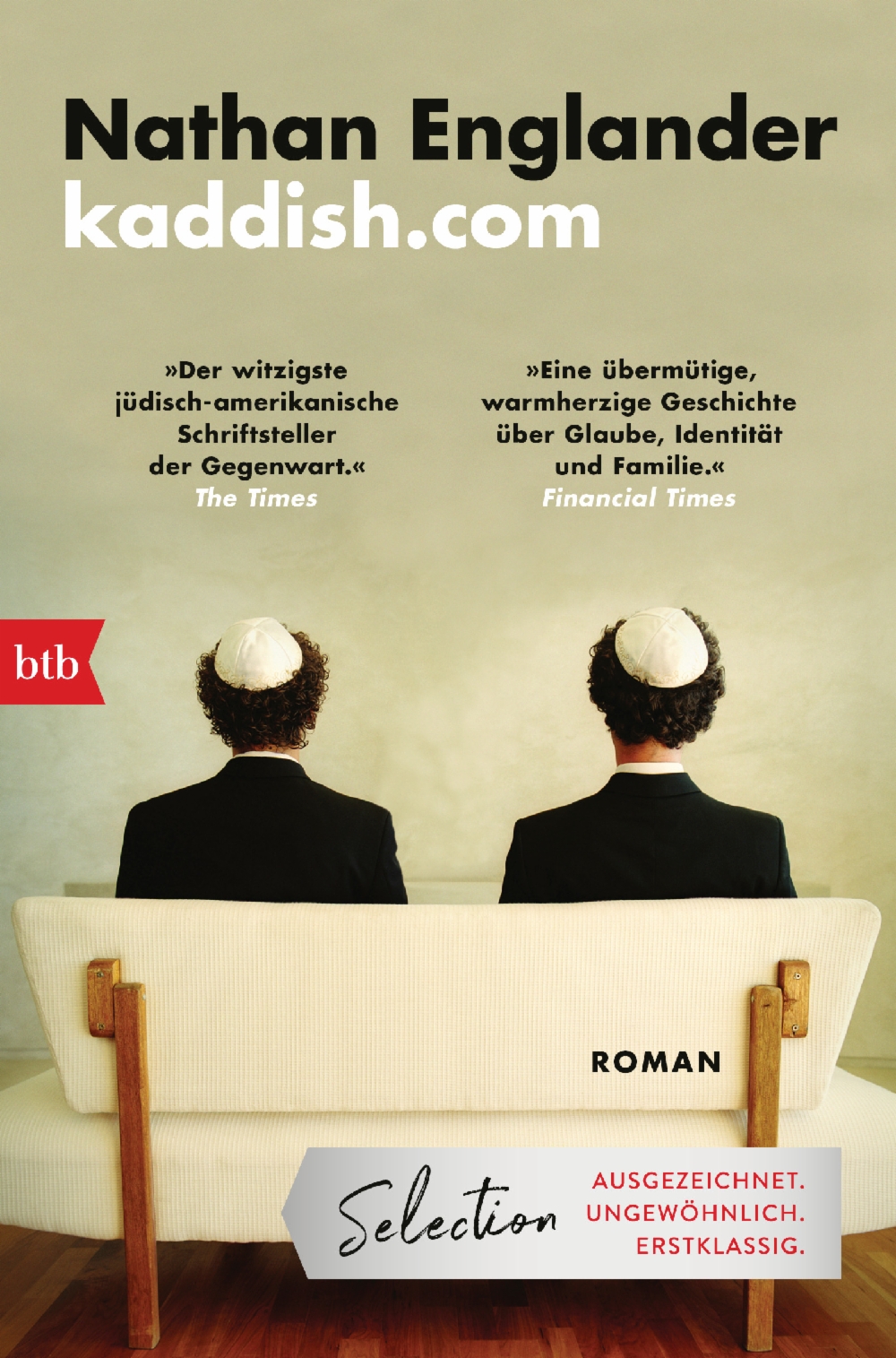 Cover von Nathan Englanders Roman "kaddish.com" erschienen bei btb; Quelle: Verlag