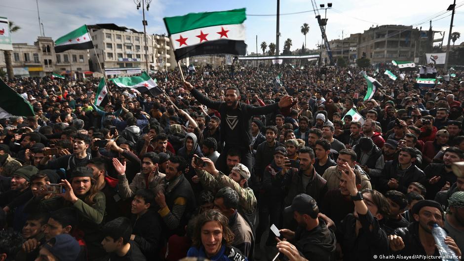 Proteste in Idlib gegen Bashar al-Assad; Foto: