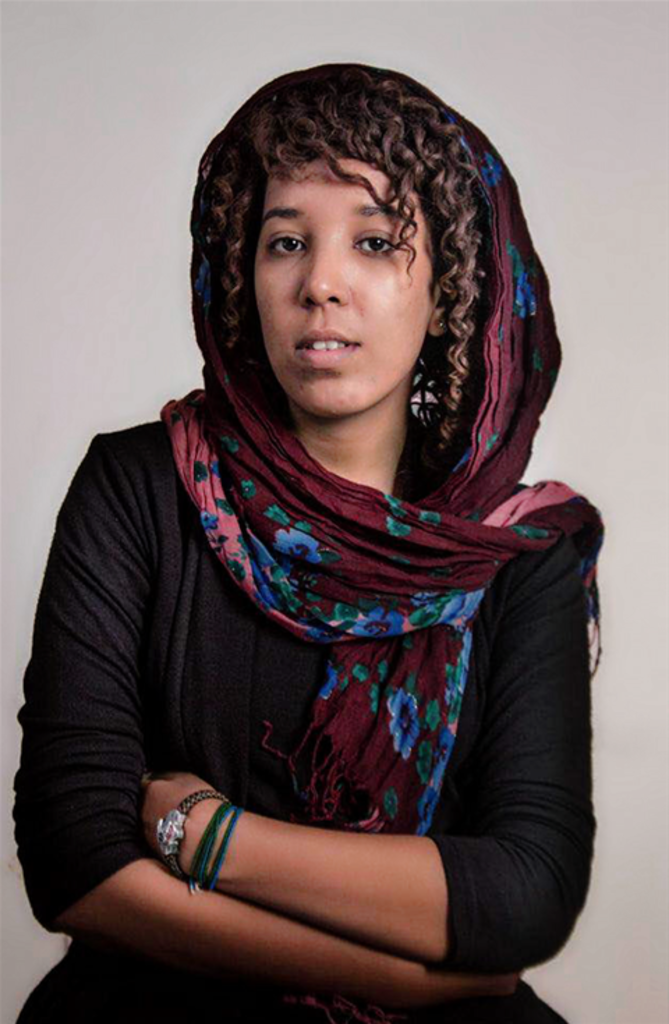 Die Sudanesische Autorin Sabah Sanhouri (image: Mutaz Hamed @mutaz_hamed)