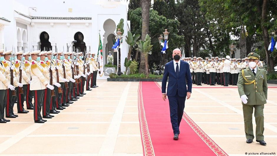 EU-Ratspräsident Charles Michel bei einem Besuch in Algier, September 2022; Foto: picture-alliance/AA
