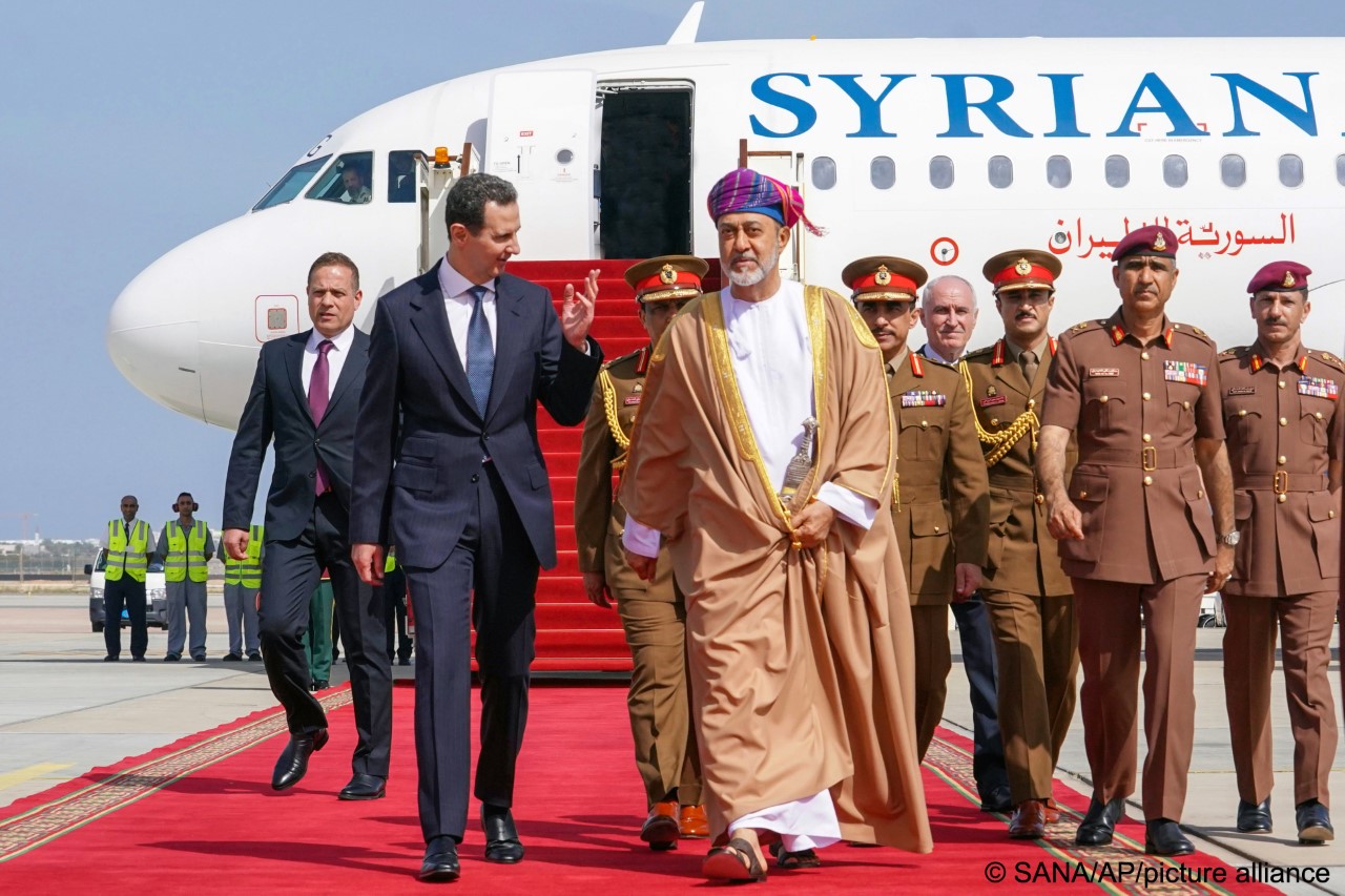 رئيس النظام السوري بشار الأسد في زيارة إلى دولة سلطنة عمان.