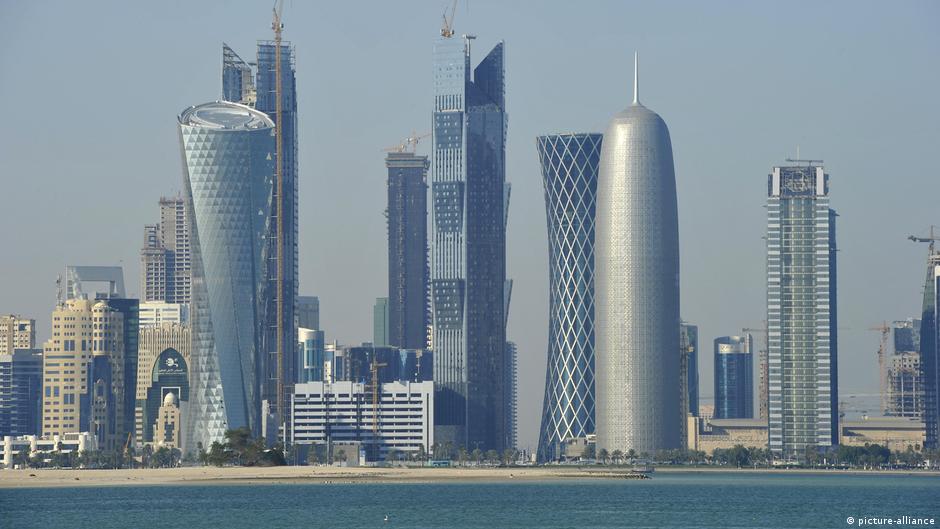 Die Skyline von Doha, Katar; Foto: picture-alliance