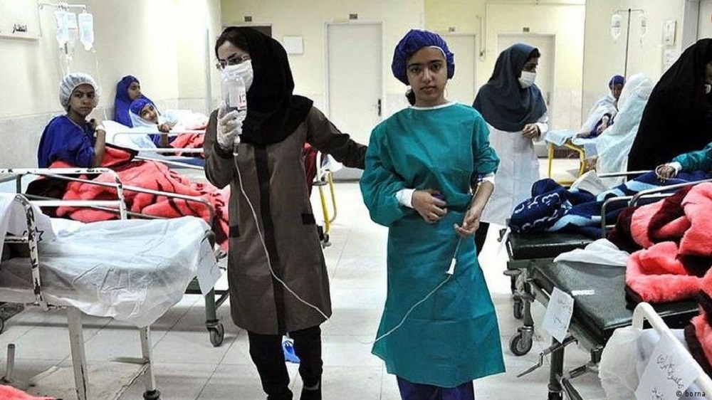 يتم في المستشفيات في جميع أنحاء إيران علاج ضحايا موجة التسمم. Opfer der Vergiftungswelle werden landesweit in Krankenhäusern behandelt. (Foto: borna) 