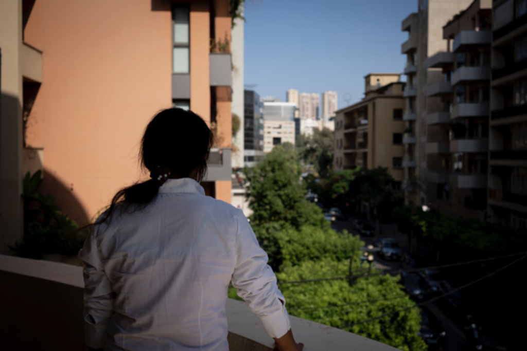 Nepalese domestic worker in Beirut (image: Andrea Backhaus)
