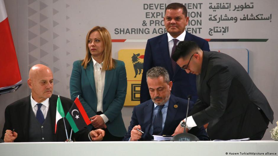 In January 2023, Italy concluded a gas deal with Libya worth eight billion dollars (image: picture-alliance)