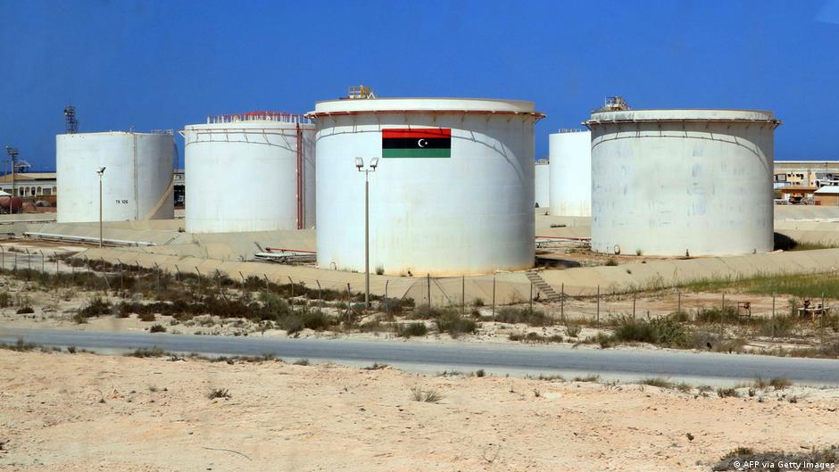 النفط الليبي - ليبيا. Libyen Marsá Al Burayqah Brega Oil Port Foto Getty Images 