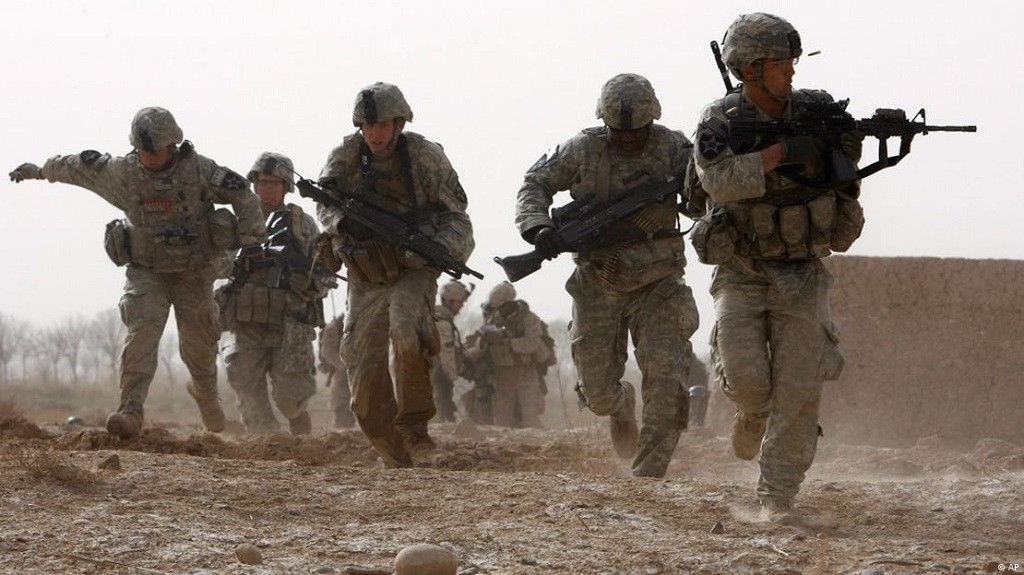 اجتياح الجيش الأمريكي لأفغانستان. Einmarsch der US-Armee in Afghanistan; Foto: AP