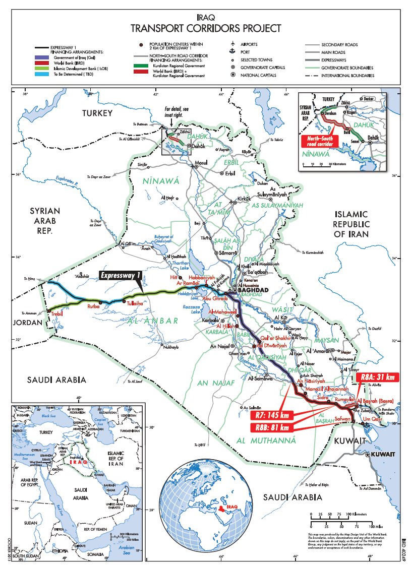 Impact evaluation of Iraq's transport corridors (image: thedocs.worldbank.org)