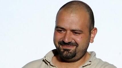 The Syrian film-maker and activist Orwa Nyrabia (photo: Elvis Barukcic/AFP/Getty Images)