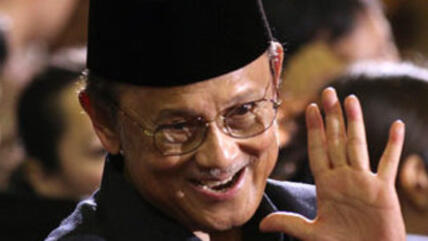  Indonesiens Ex-Präsident Jusuf Habibie; Foto: AP