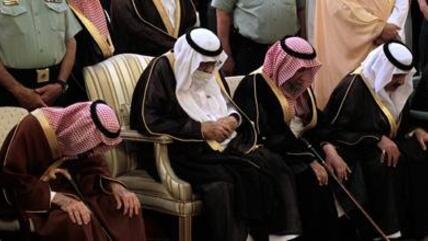 Die saudische Könisfamilie; Foto: AP