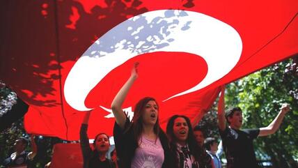 Proteste gegen die Bauvorhaben der Erdoğan-Regierung im Gezi-Park; Foto: Reuters