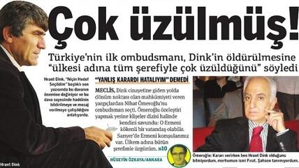 Mehmet Nihat Ömeroğlu, Foto: Zeitungsausschnitt Taraf
