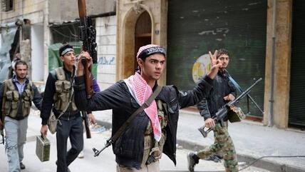 Soldaten der FSA in Aleppo; Foto: AFP/Getty Images