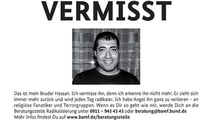 Vermisst-Kampagne des Bundesinnenministeriums; Foto: initiative-sicherheitspartnerschaft.de