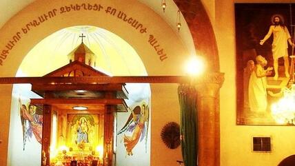 Holy Mother of God church Aleppo (photo: Kevorkmail/Wikipedia)