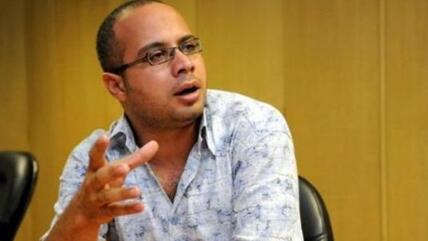 الناشط المصري المعروف أحمد ماهر المتحدث باسم حركة  أبريل ، الصورة  مفتاح 