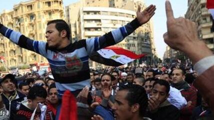 Demonstration auf dem Tahrir-Platz gegen den Obersten Militärrat in Kairo, Foto: dpa