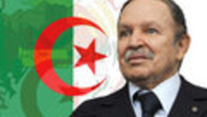صورة رمزية للرئيس الجزائري بوتفليقه، الصورة: دويتشه فيله